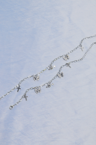 Butterfly Necklace And Bracelet Set