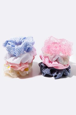 8 Pack Scrunchie Set