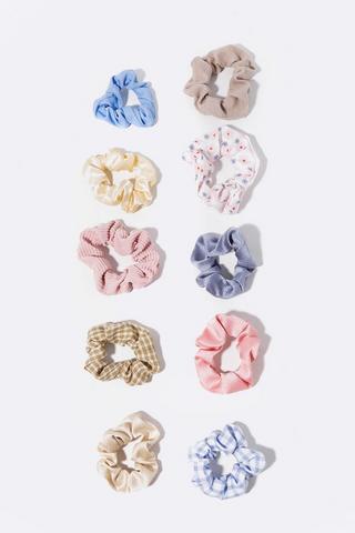 10 Pack Scrunchies