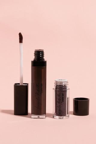 Glitter Lip Duo Brown