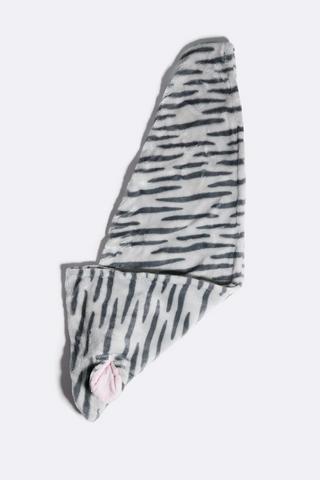 Hair Towel - Cat Stripe