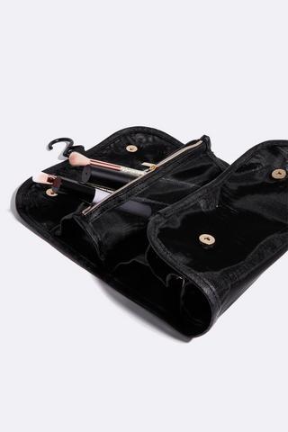 Makeup Bag 4 Comp Coral Mesh