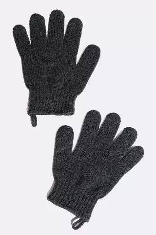 Charcoal Bath Gloves