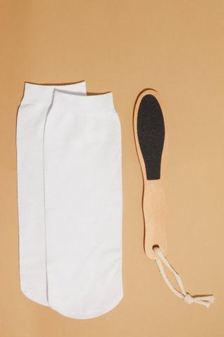 Foot File And Gloves