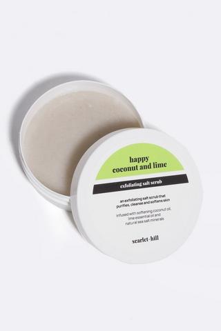 Exfoliating Salt Scrub - Happy Coconut And Lime