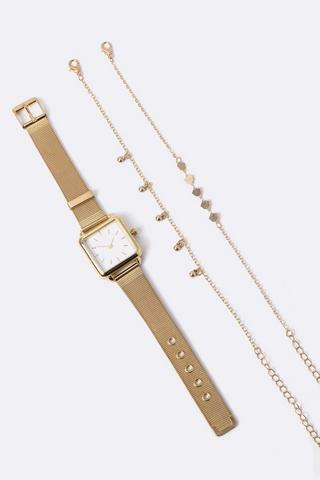 Watch And Bracelet Set
