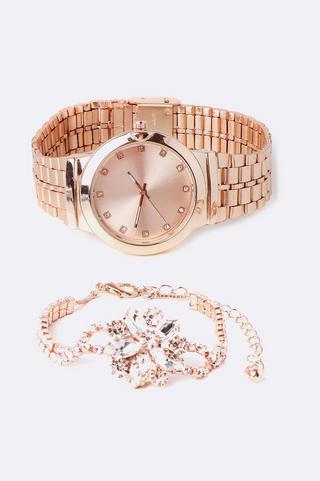 Watch And Bracelet Set