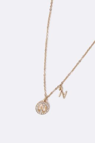 N Pendant Necklace