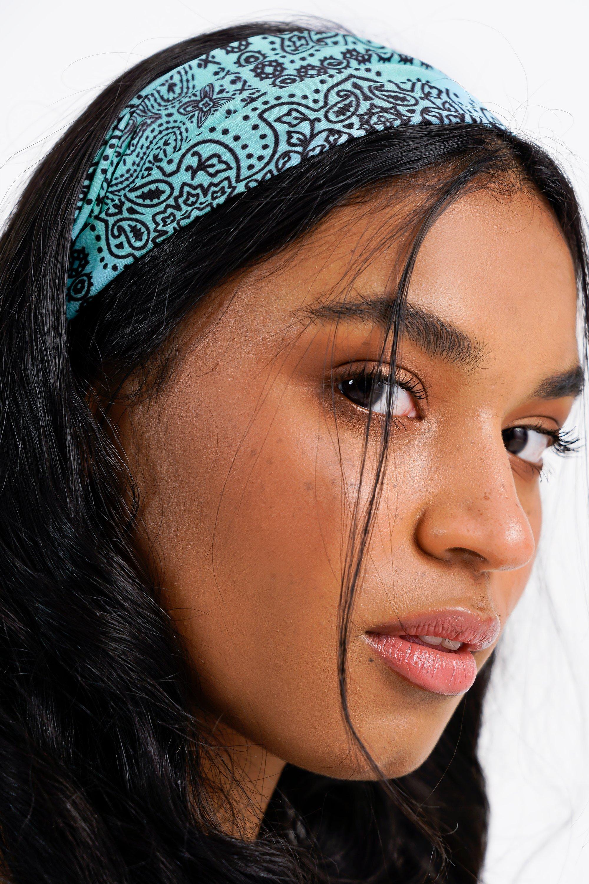 Headband Paisley Print