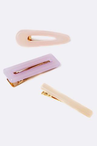 3 Pack Hair Clips