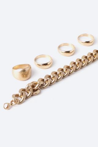 Bracelet And Ring Set