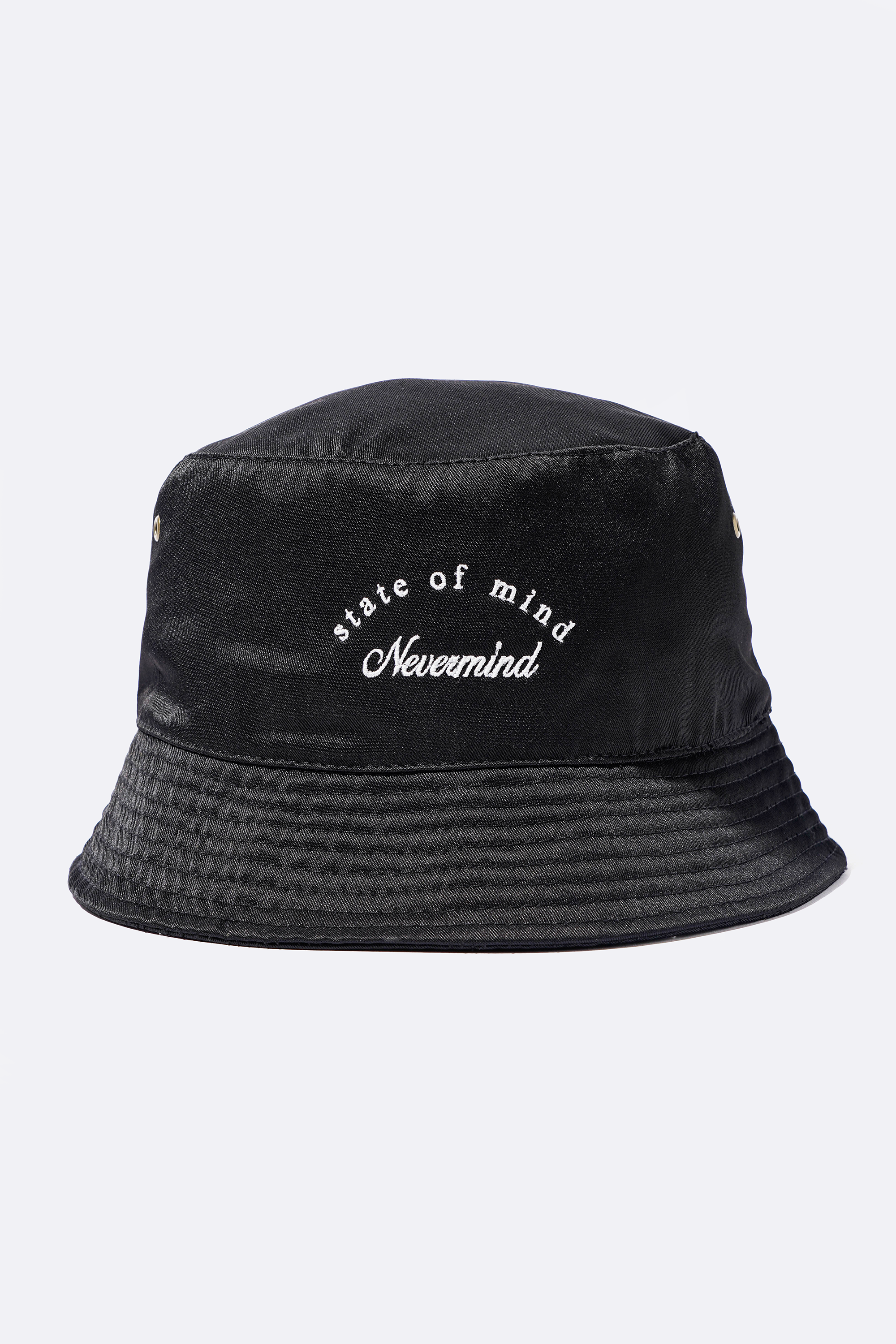 Bucket Hats Twill State Of Mind Black