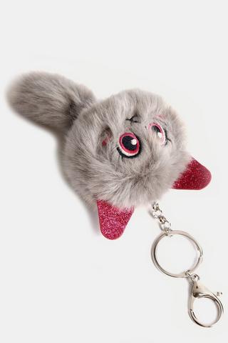 Fluffy Cat Keyring