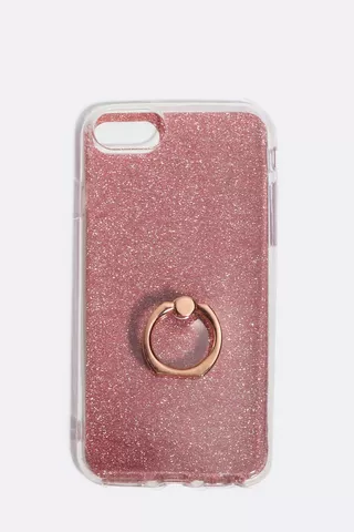 Glitter Phone Cover With Grip - Iphone