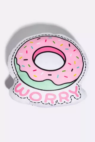 Donut Worry Pillow