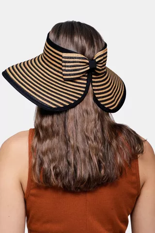 Stripe Straw Sun Hat