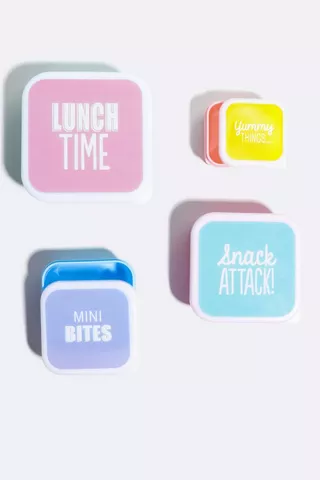 4 Pack Lunch Boxes