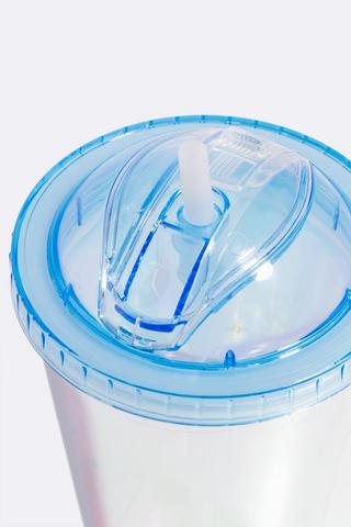 Cup Bottle With Straw