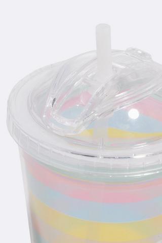 Cup Bottle With Straw