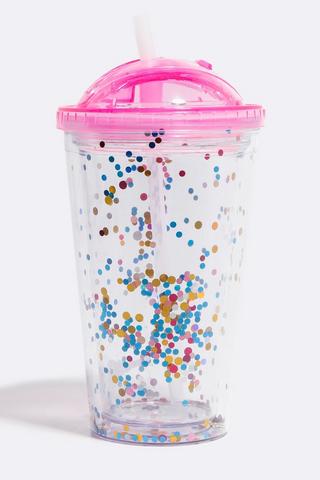 Cup Bottle With Straw