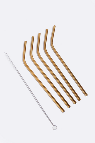 5 Pack Metal Straws