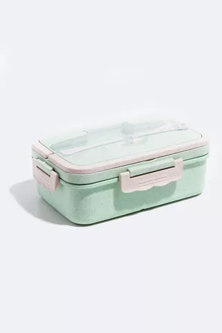 Lunchbox With Cutlery Set