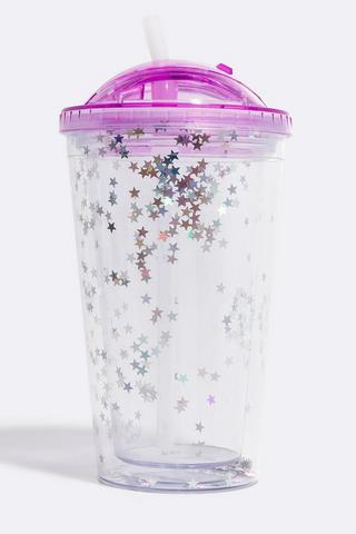 Cup Bottle With Straw