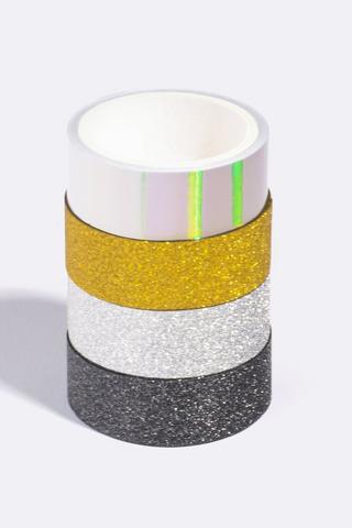 4 Pack Washi Tape - Glitter