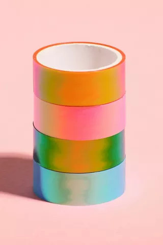 4 Pack Washi Tape - Holographic