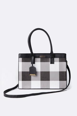 Check Tote Bag