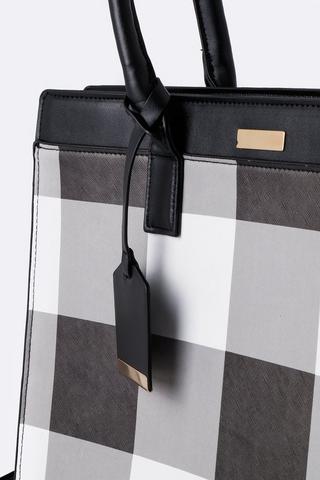 Check Tote Bag