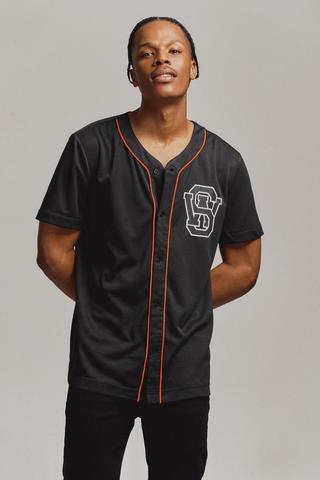 Grey baseball hot sale shirt