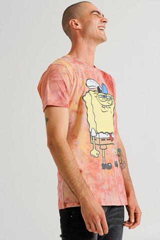 Buy Spongebob All Over Print Leggings Pink For Kids