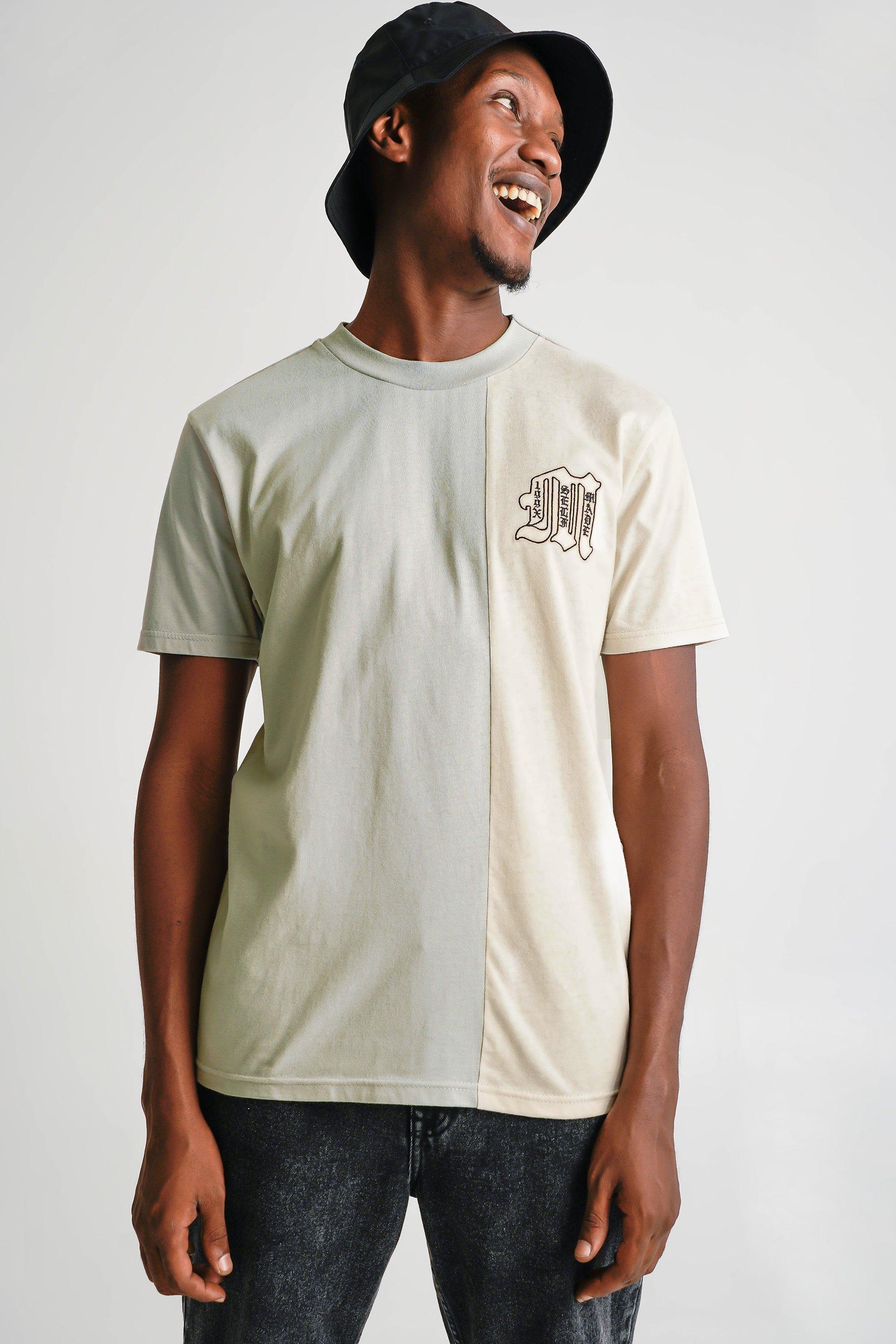 Colorblock Solid T-shirt with Shorts Set