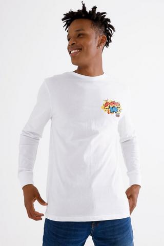 SpongeBob Print Long Sleeve Top