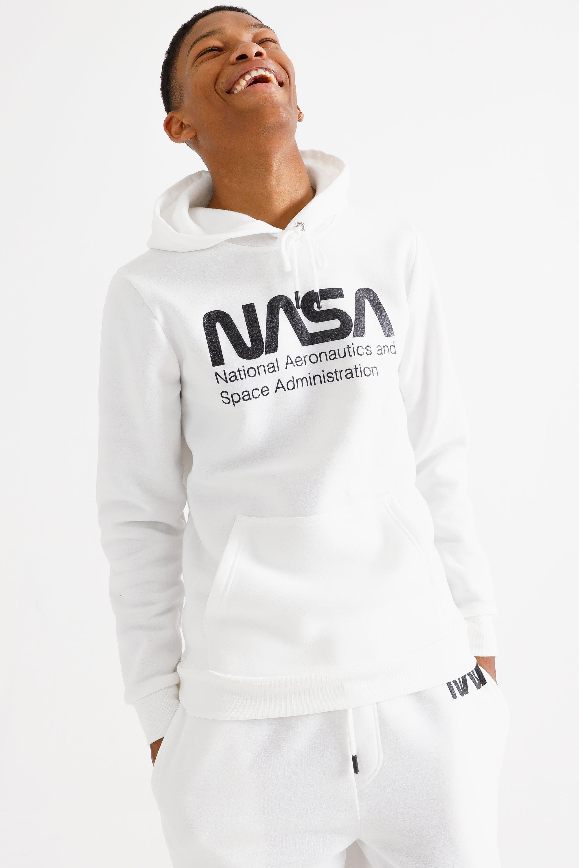 White hotsell hoodie nasa