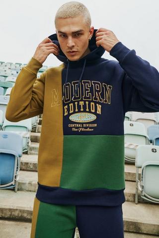 Colour Block Hoodie