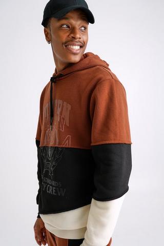 Colour Block Hoodie