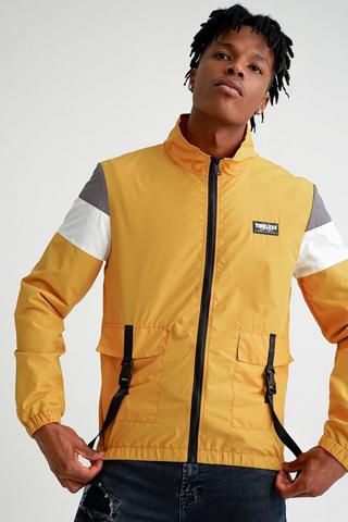 Colour block windbreaker hotsell