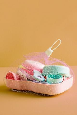 Pastel Cooking Set In Cotton Bag