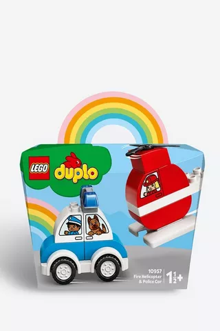 Lego® Duplo® Fire Helicopter And Police Car (10957)