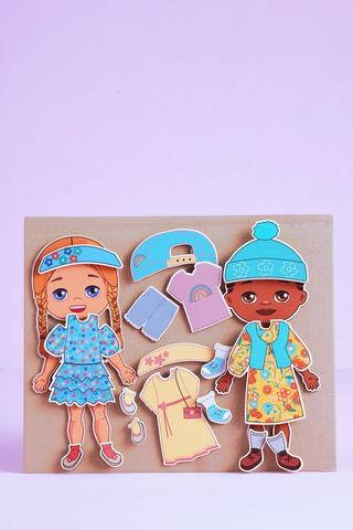 Wooden Dress Up Game