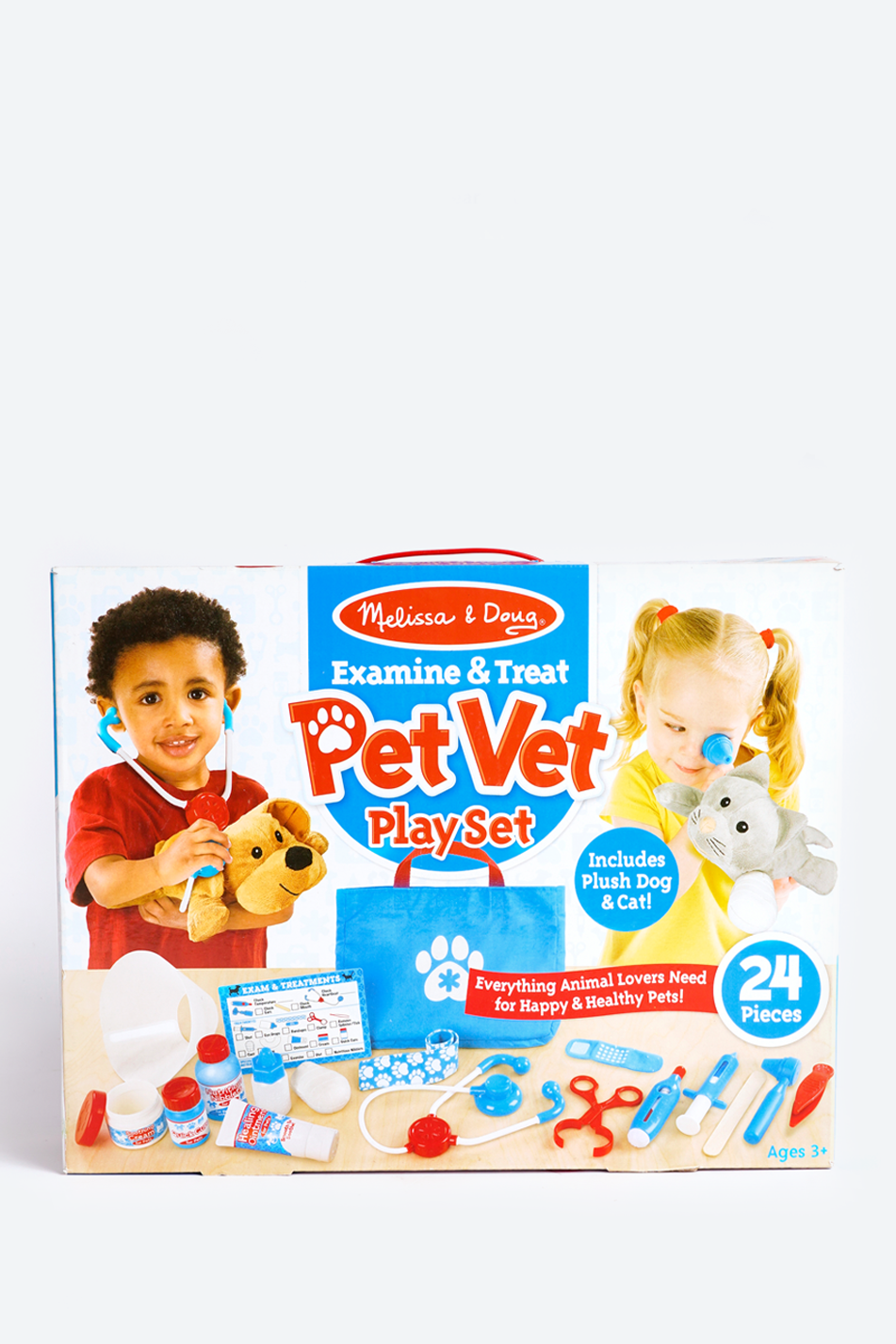  Melissa & Doug Examine and Treat Pet Vet Play Set (24