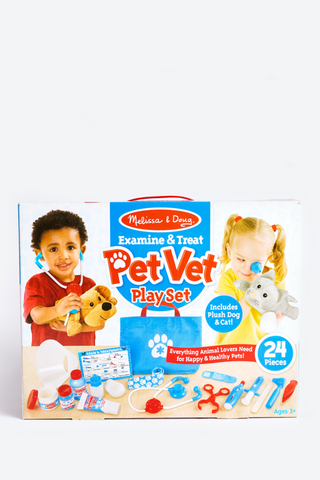 Melissa and doug pet vet play set online