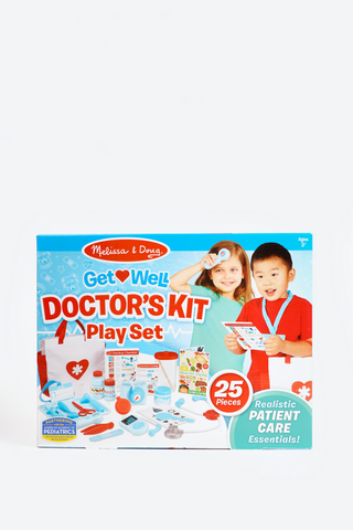 Melissa & Doug 25-Piece Get Well Doctor's Kit Play Set