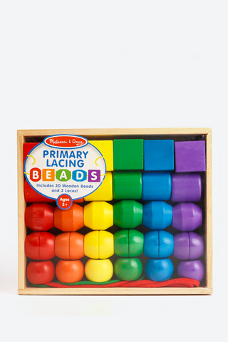 Melissa & doug hot sale primary lacing beads