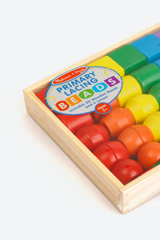 Melissa & doug primary deals lacing beads