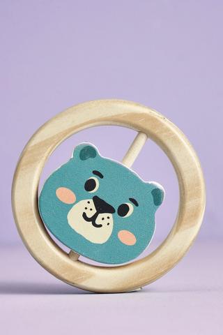 Wooden Bear Rattle
