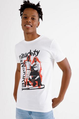 Naughty By Nature Print T-shirt