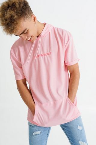 Statement Short Sleeve Hoodie